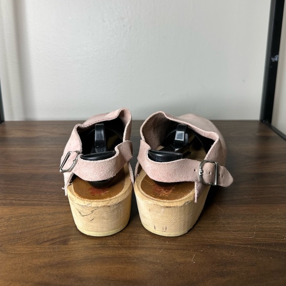Hanna Andersson Pink Suede Slip On Clogs 41 - Picture 4 of 7